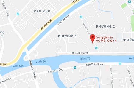 Địa chỉ cơ sở 1 của trung tâm tin học VT